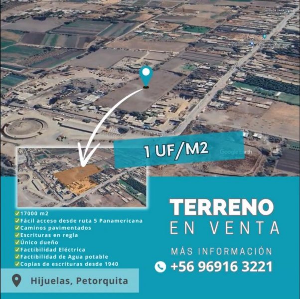 Terreno en Venta en Petorquita Hijuelas, Quillota