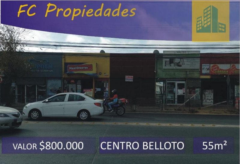 Arriendo Local Comercial En Pleno Centro Belloto