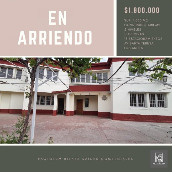 Foto Oficina en Arriendo en Los Andes, Los Andes - $ 1.800.000 - OFA113920 - BienesOnLine