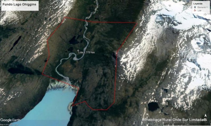 Terreno en Venta en Lago O’Higgins, Glaciar Nacimiento Río Ibáñez, General Carrera