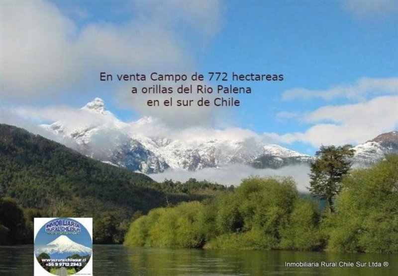 VENDIDO ENERO 2025.  772 hectáreas a orillas del Río Palena en el sur de Chile