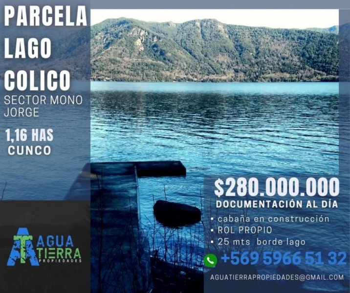 Parcela en Venta en rural Cunco, Cautin