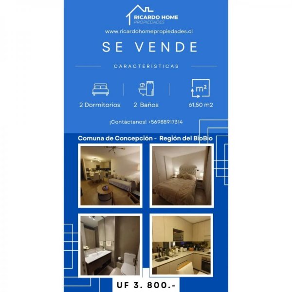 Departamento en Venta en  Concepción, Concepción