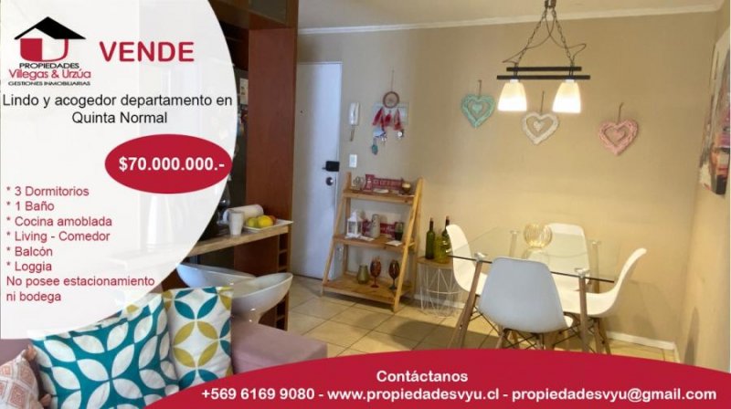 Departamento en Venta en  Quinta Normal, Santiago