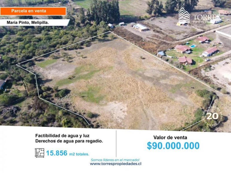 Terreno en Venta en  María Pinto, Melipilla