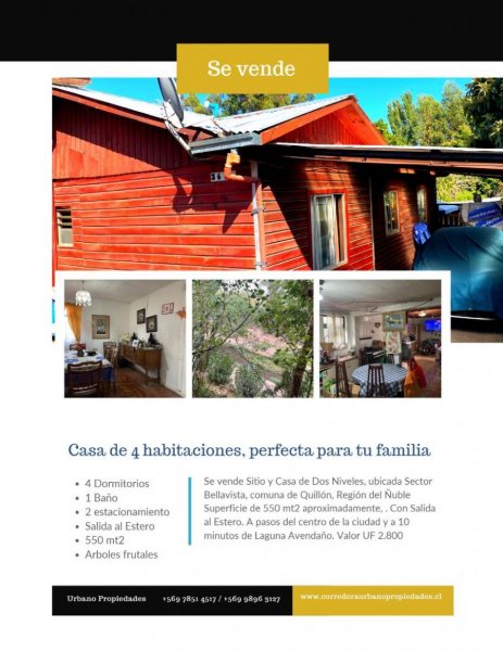 Foto Casa en Venta en bellavista quillon, Ñuble - UFs 2.140 - CAV128096 - BienesOnLine