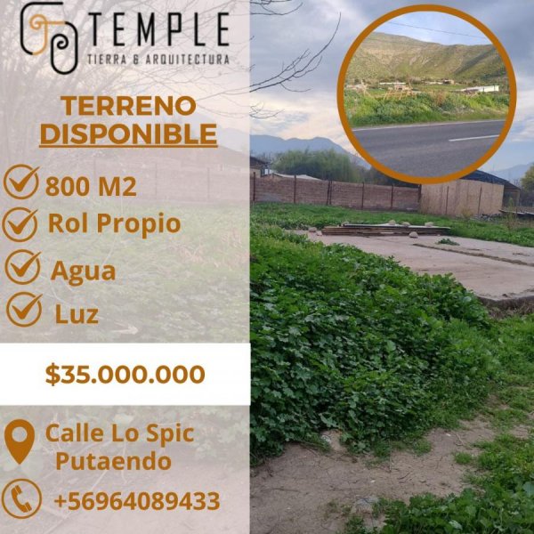 Terreno en Venta en Putaendo Putaendo, San Felipe de Aconcagua