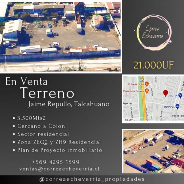 Terreno en Venta en Talcahuano Talcahuano, Concepción