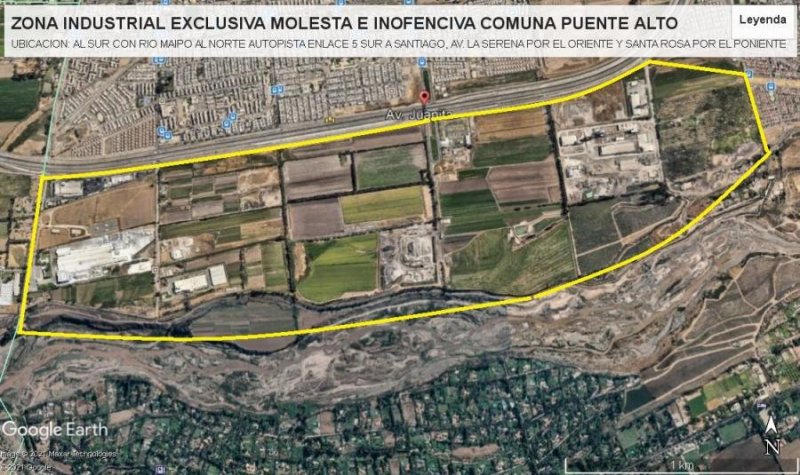 Foto Terreno en Venta en INDUSTRIAL DE COMUNA DE PUENTE ALTO, PUENTE ALTO, Santiago - UFs 28.000 - TEV122536 - BienesOnLine