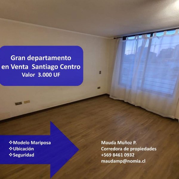 Departamento en Venta en  Santiago, Santiago