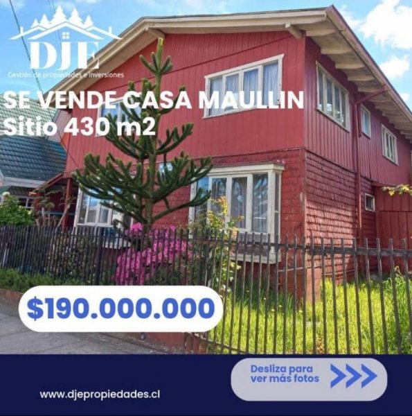 Venta de casa en centro de Maullin 